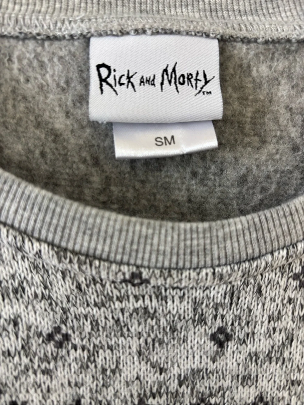 Rick and Morty Graphic Crewneck Sweatshirt - Grey